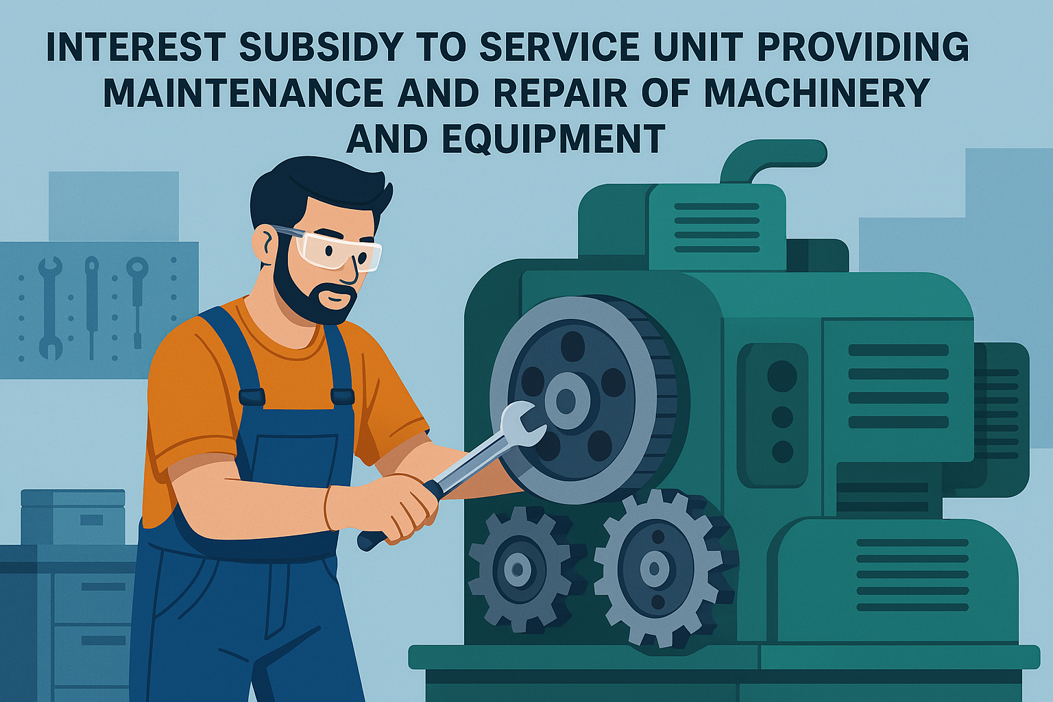 Interest Subsidy for maintenance and repair of machinery and equipment Units in Gujarat
