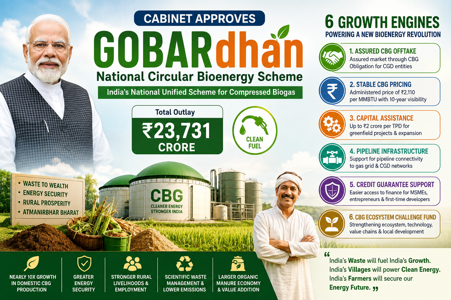 GOBARdhan Scheme 2026 CBG Plant